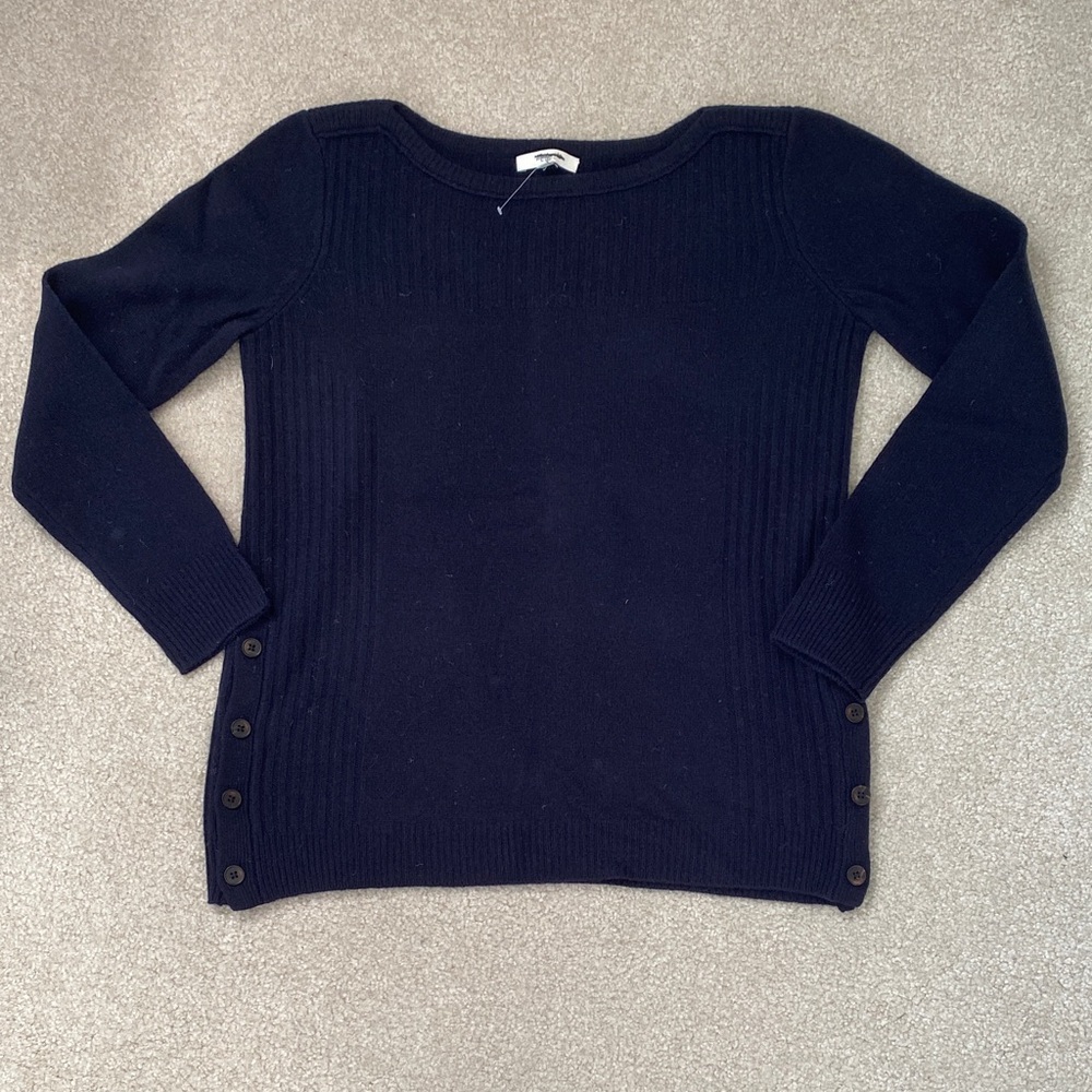 Madewell Navy Blue Sweater. Size Medium. New without tags.
